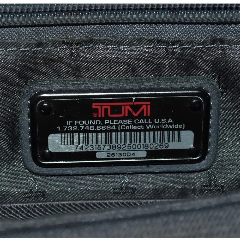 TUMI Briefcase Nylon 26130D4 Essential FXT Ballistic NO SHOULDER STRAP Laptop